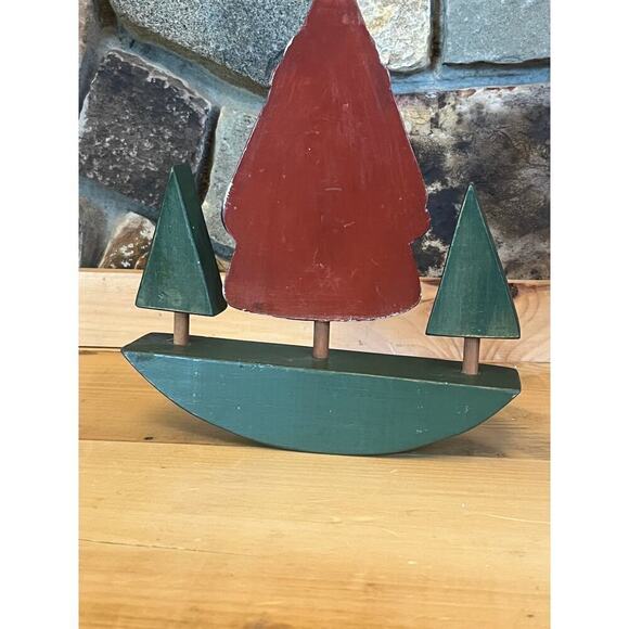 Vintage Hand Made/Painted Christmas Santa Claus Decor. Pegs. Christmas tree. - Picture 5 of 8